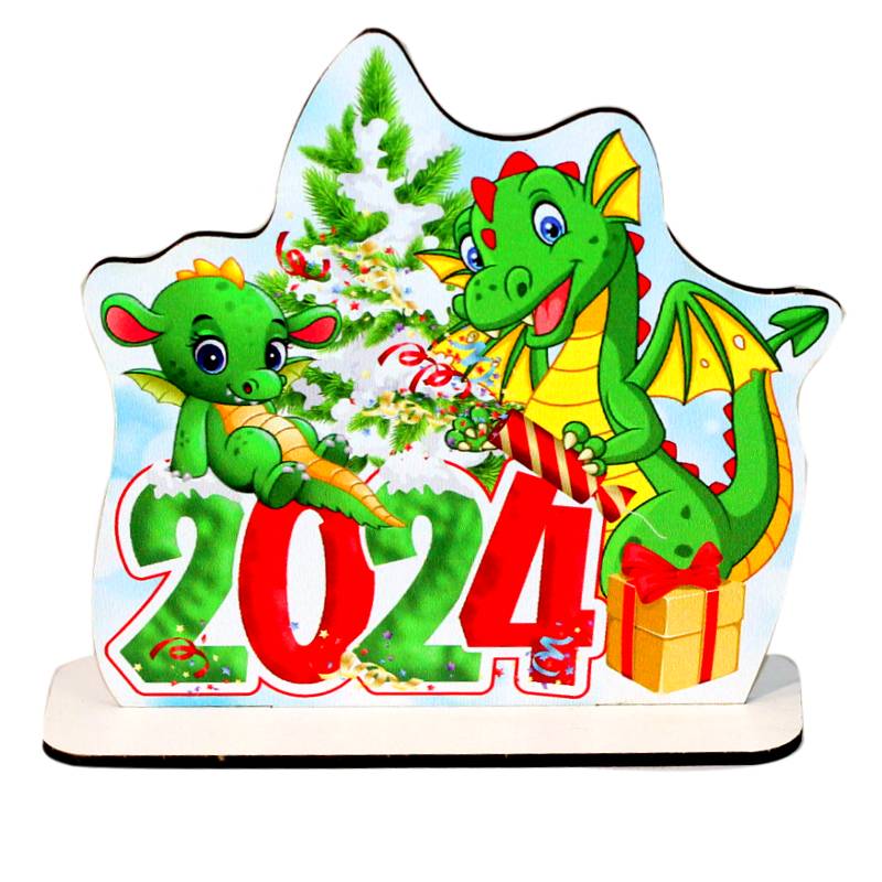 Брошь-подвеска дракон символ 2024 года